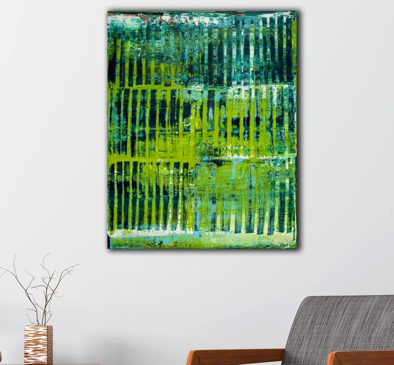 Original Abstract Nature Painting by Nestor Toro