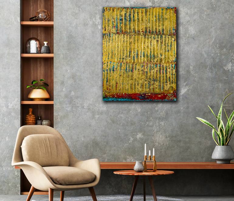 Original Abstract Expressionism Abstract Painting by Nestor Toro