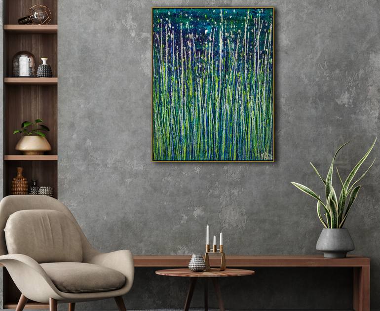 Original Abstract Expressionism Abstract Painting by Nestor Toro