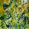 Abstract with vivid nature inspired colors, shades of green, ochre yellow and clear white with gloss finish. Created using palette knifes and fine paint layers. Signed in front. Unframed dimensions 37 x 24 in
I include a certificate of authenticity that lists the materials as well as when the painting was completed. Fine high quality materials such as Golden colors are used and UV protective spray for sunlight protection.