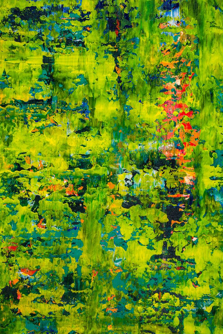 Original Abstract Nature Painting by Nestor Toro