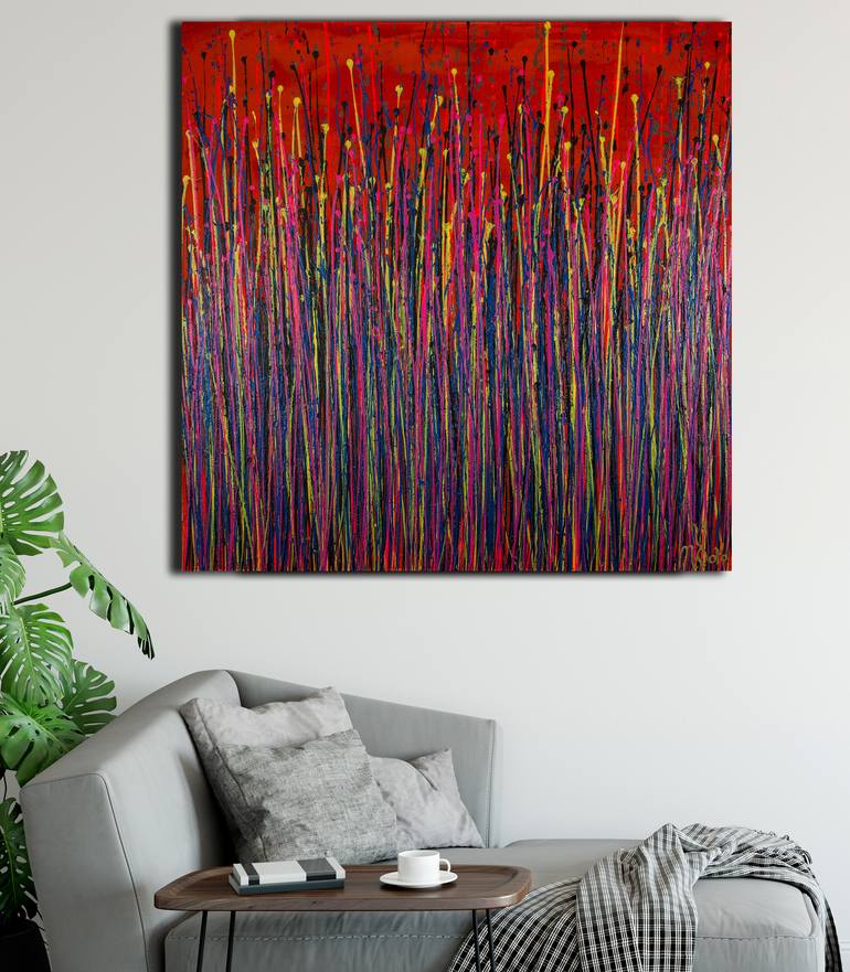 Original Abstract Painting by Nestor Toro