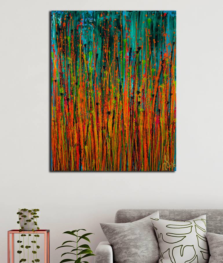 Original Abstract Painting by Nestor Toro