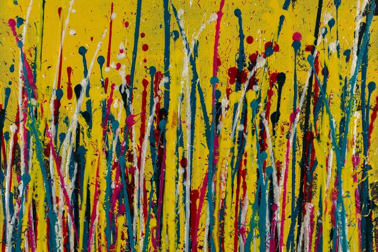 Original Abstract Expressionism Abstract Painting by Nestor Toro