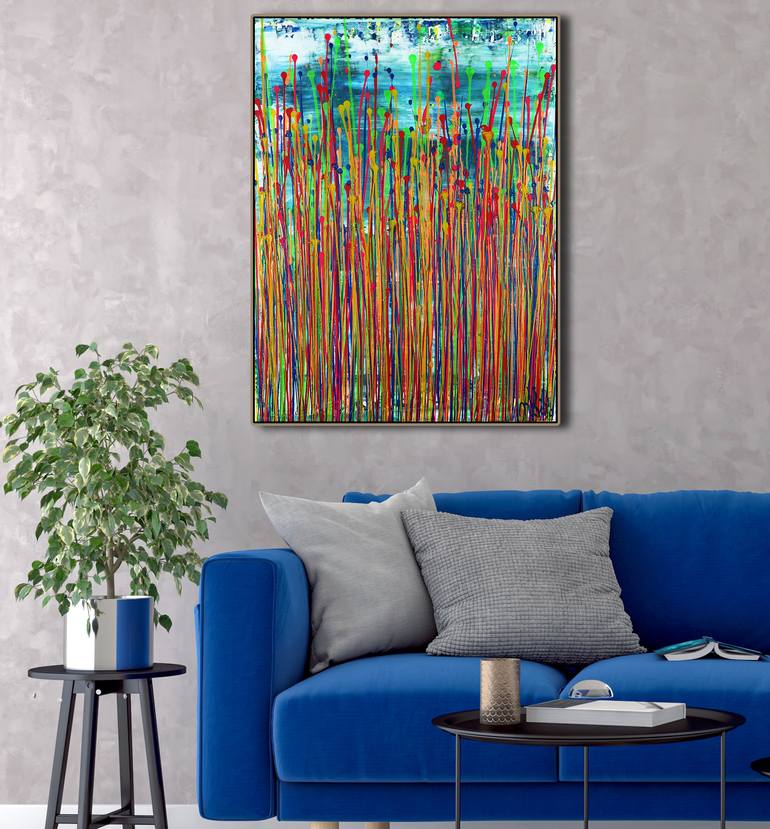 Original Abstract Painting by Nestor Toro