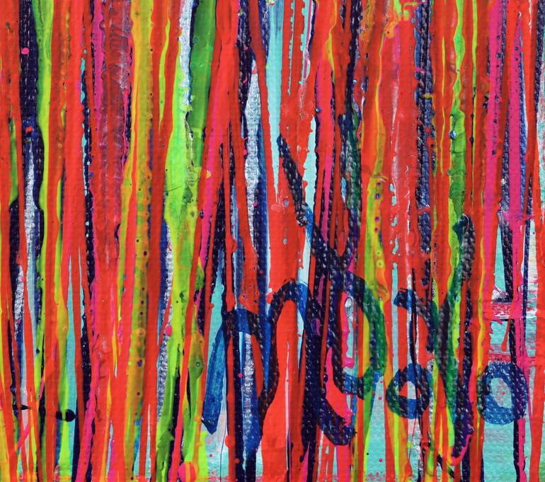 Original Abstract Expressionism Abstract Painting by Nestor Toro