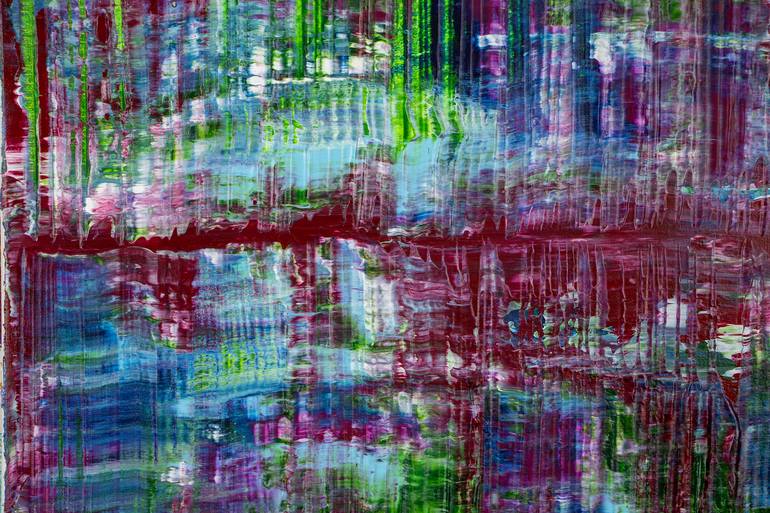 Original Abstract Nature Painting by Nestor Toro