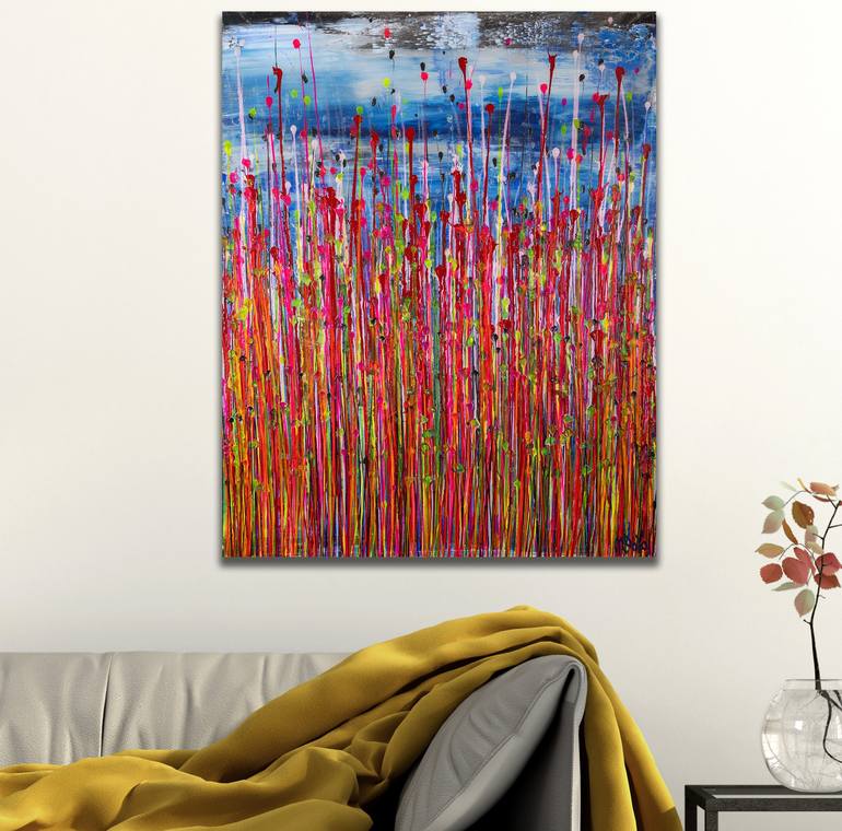 Original Abstract Painting by Nestor Toro