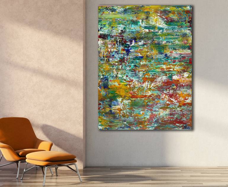 Original Abstract Nature Painting by Nestor Toro