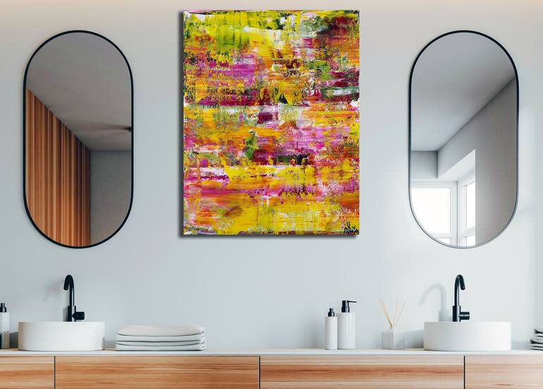 Original Abstract Painting by Nestor Toro