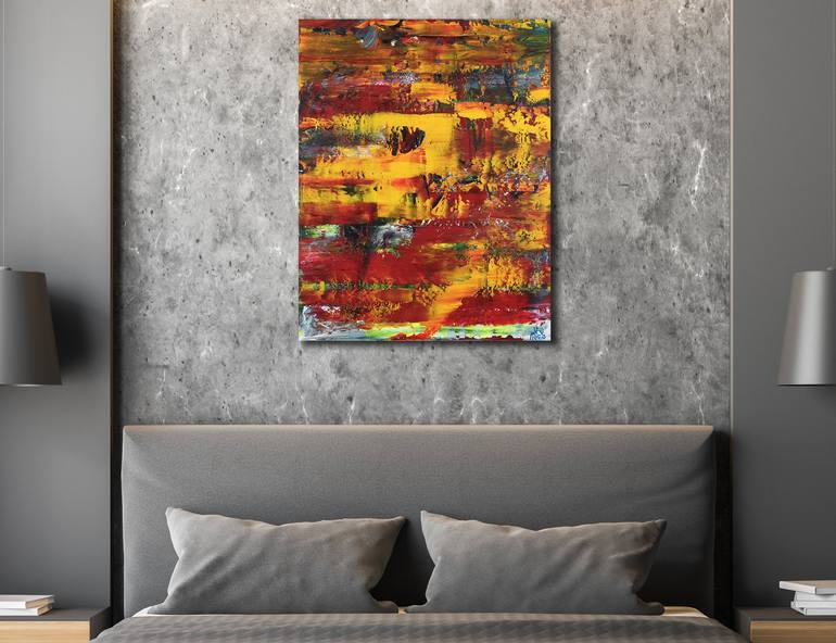 Original Abstract Expressionism Abstract Painting by Nestor Toro