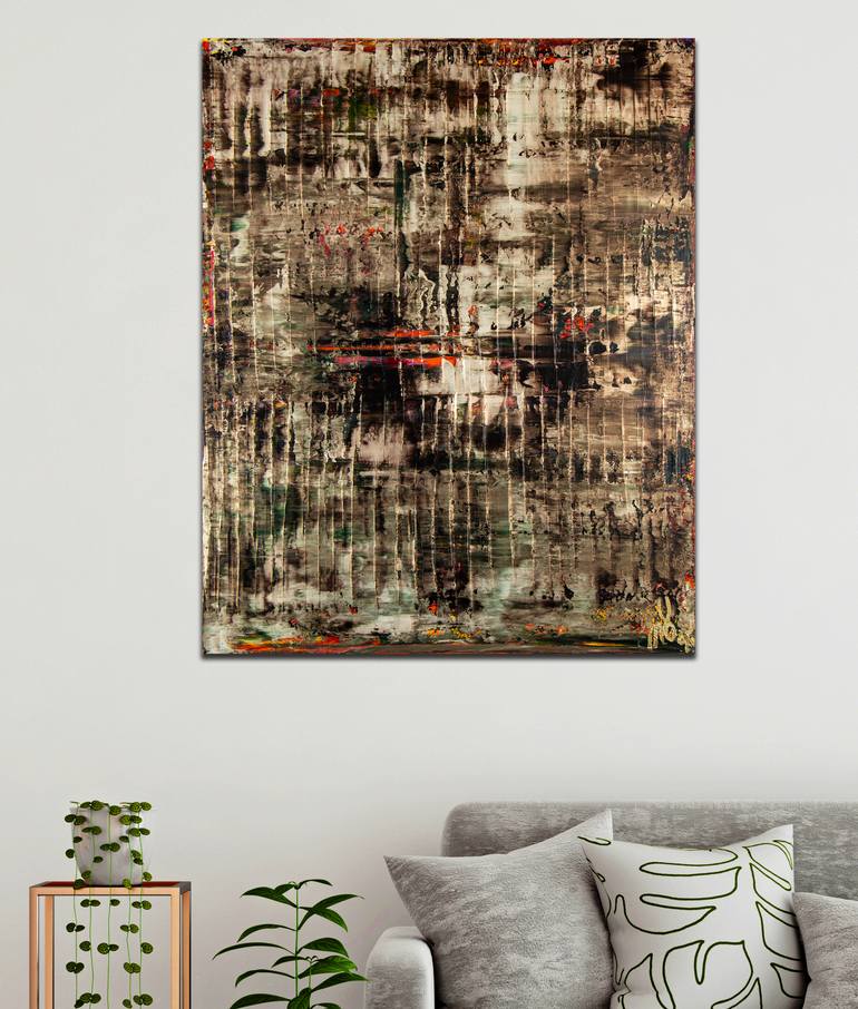 Original Abstract Expressionism Abstract Painting by Nestor Toro