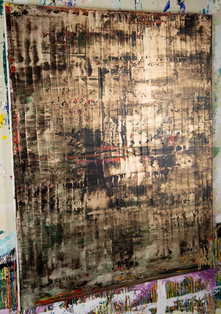 Original Abstract Expressionism Abstract Painting by Nestor Toro