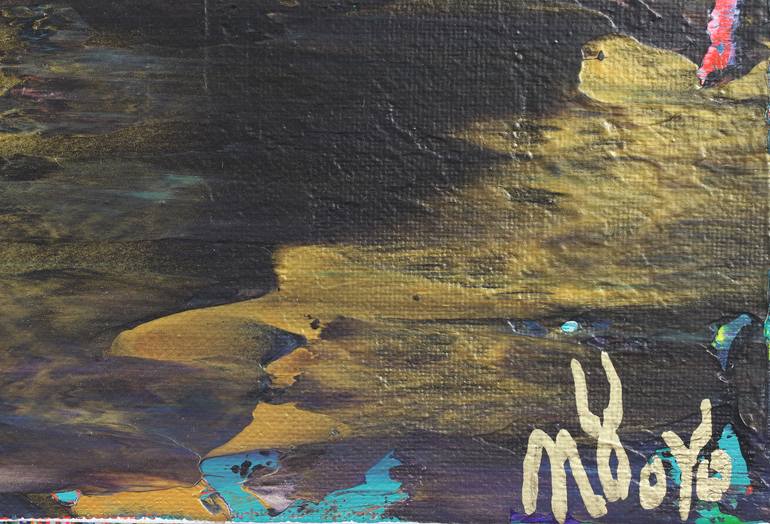 Original Abstract Expressionism Abstract Painting by Nestor Toro