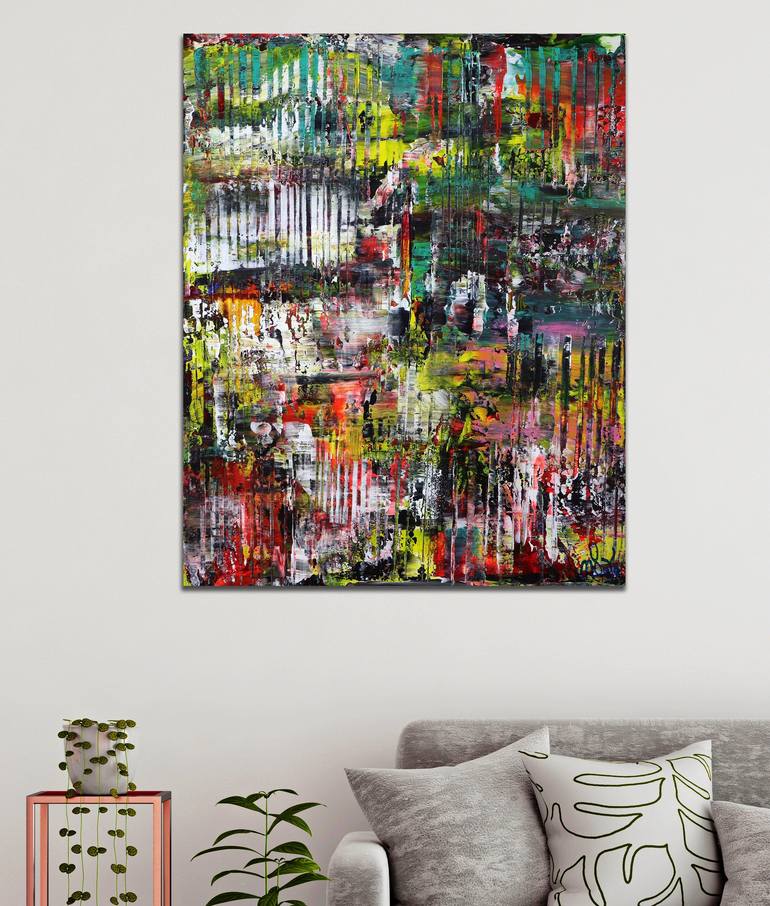 Original Abstract Painting by Nestor Toro