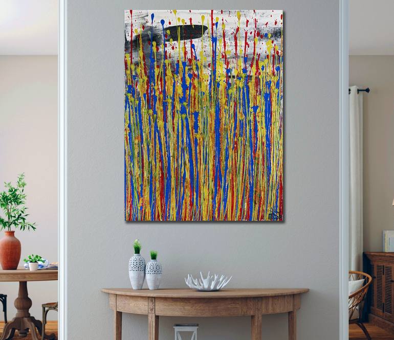 Original Abstract Painting by Nestor Toro