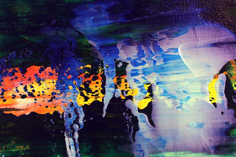 Original Abstract Expressionism Abstract Painting by Nestor Toro