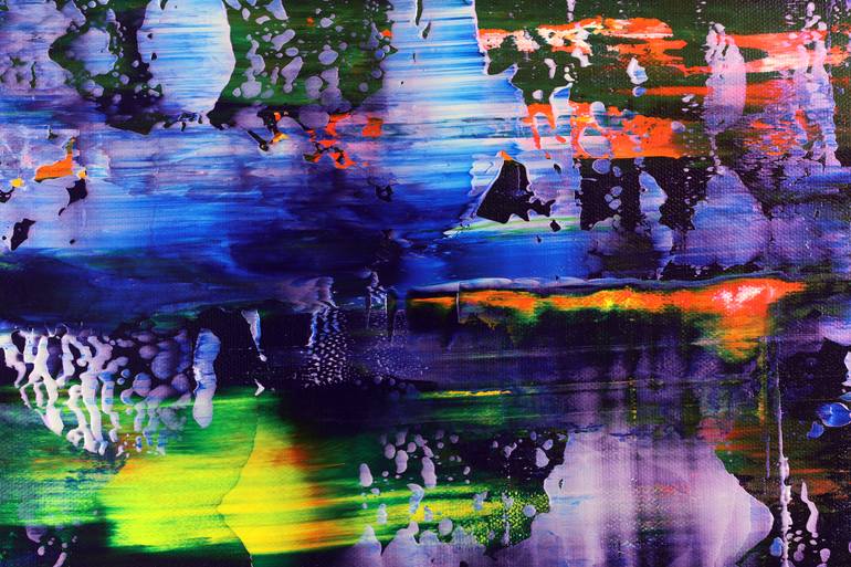 Original Abstract Expressionism Abstract Painting by Nestor Toro
