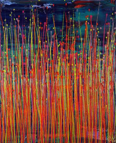 Original Abstract Expressionism Abstract Paintings by Nestor Toro