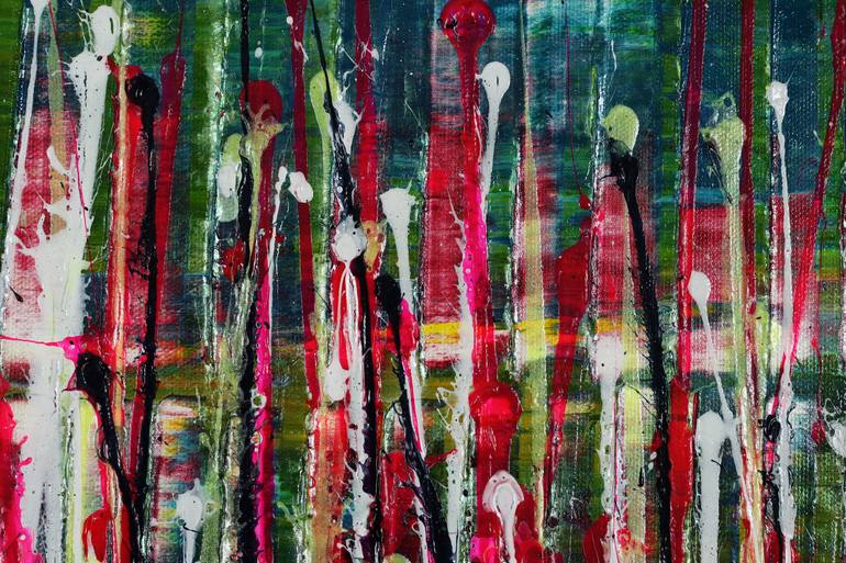 Original Abstract Expressionism Abstract Painting by Nestor Toro