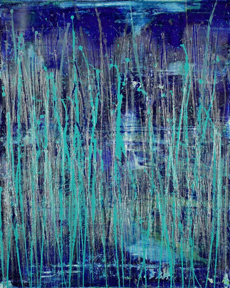 Original Abstract Expressionism Abstract Painting by Nestor Toro