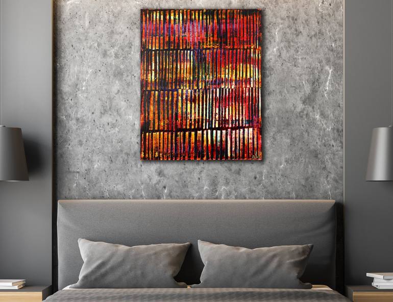 Original Abstract Painting by Nestor Toro