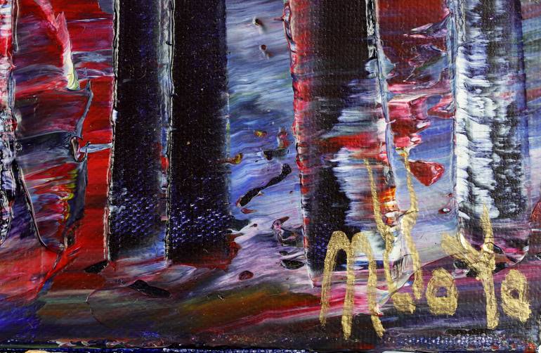 Original Abstract Expressionism Abstract Painting by Nestor Toro