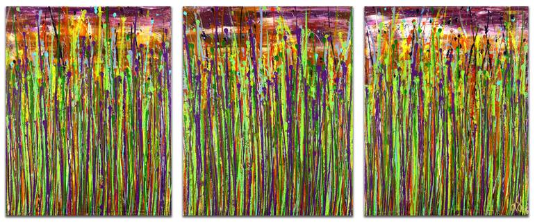 Original Abstract Expressionism Abstract Painting by Nestor Toro