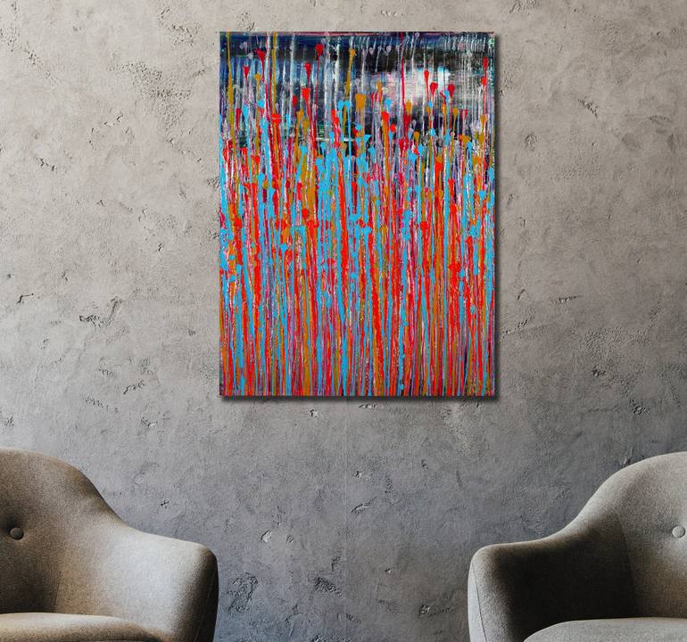 Original Abstract Painting by Nestor Toro