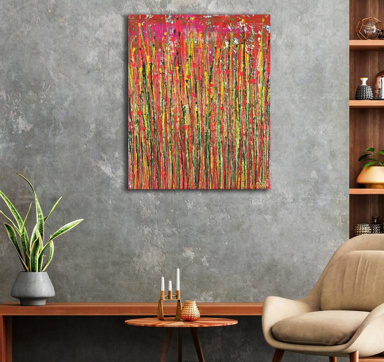 Original Expressionism Abstract Painting by Nestor Toro