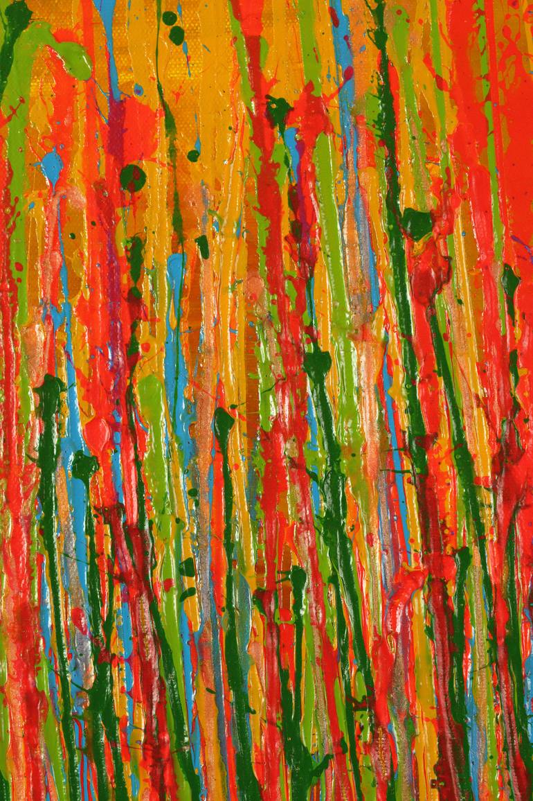 Original Abstract Expressionism Abstract Painting by Nestor Toro