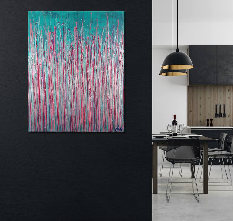 Original Abstract Expressionism Abstract Painting by Nestor Toro