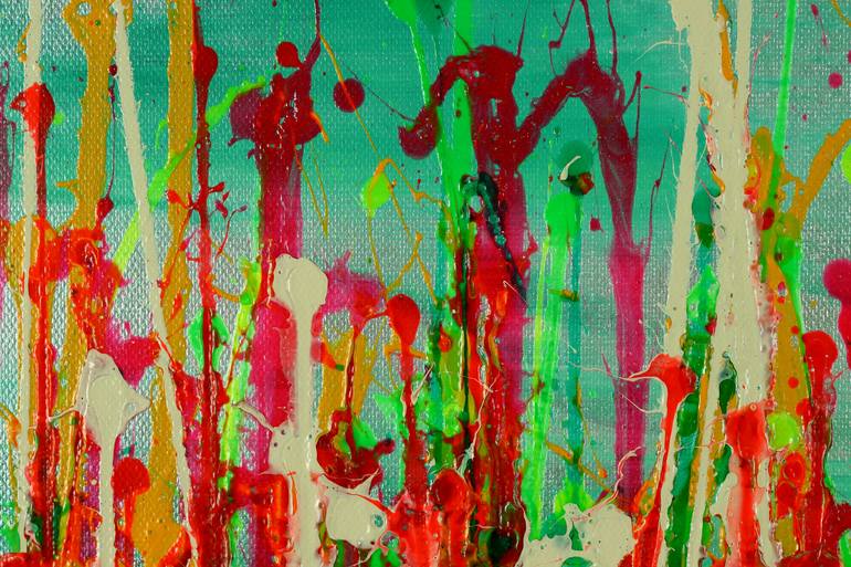 Original Abstract Expressionism Abstract Painting by Nestor Toro