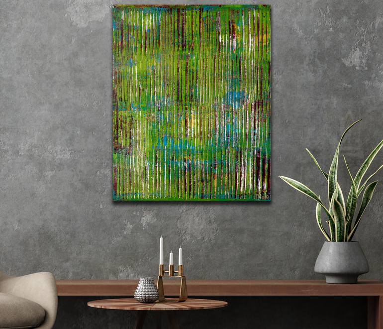 Original Abstract Expressionism Abstract Painting by Nestor Toro