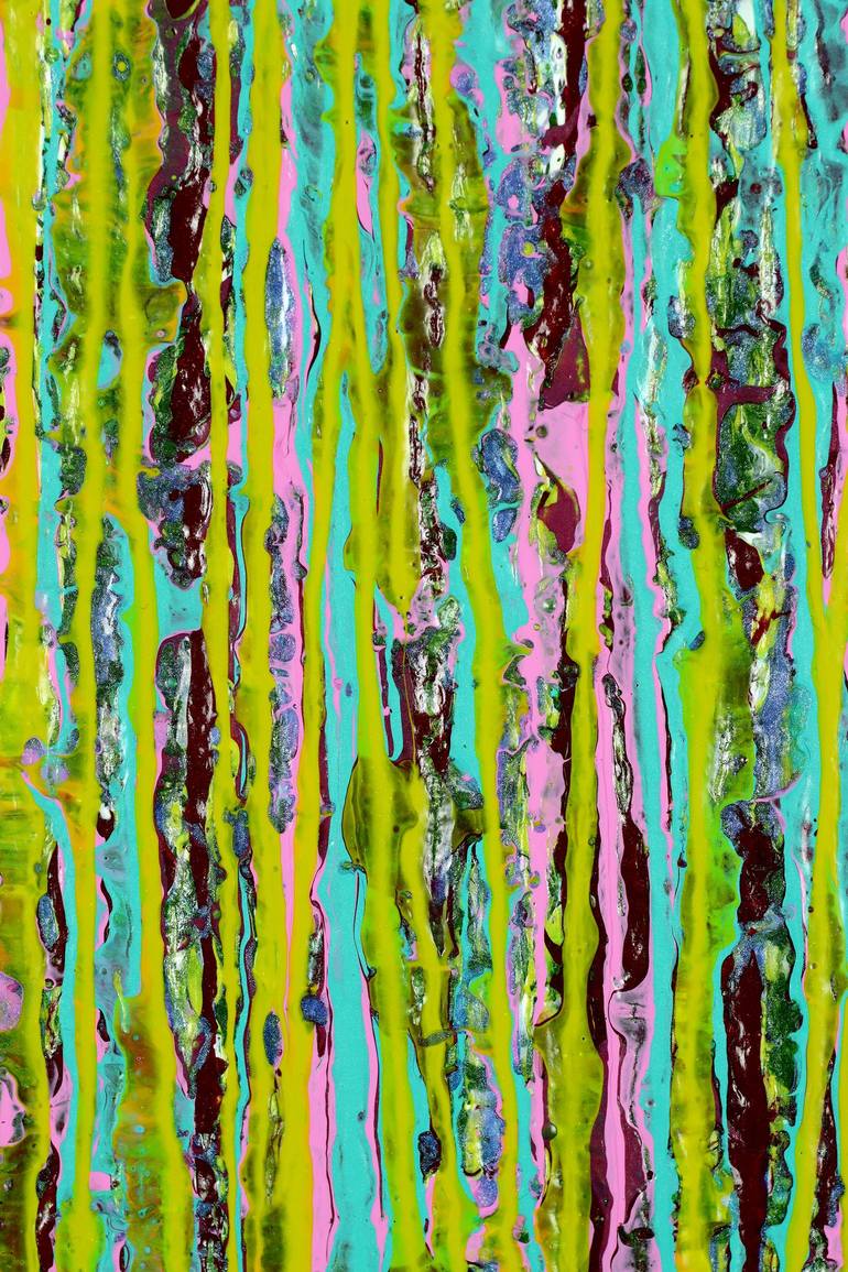 Original Abstract Nature Painting by Nestor Toro