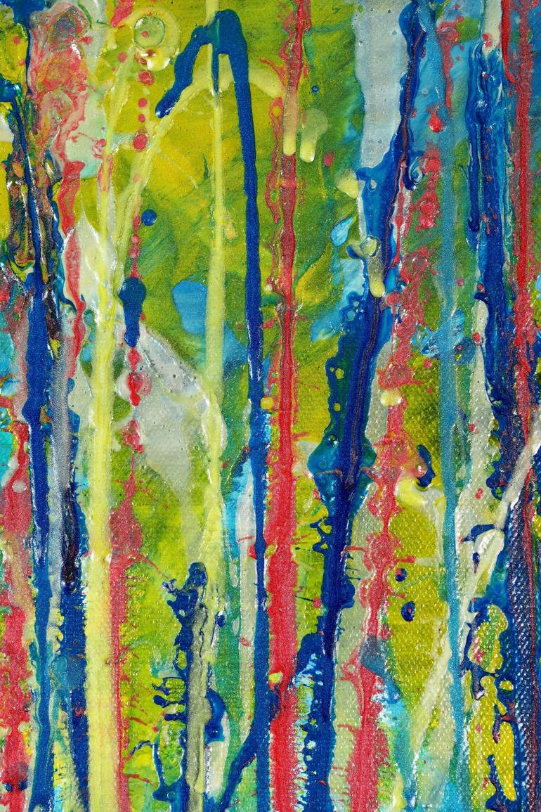 Original Abstract Expressionism Nature Painting by Nestor Toro