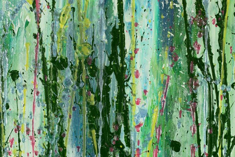 Original Abstract Nature Painting by Nestor Toro