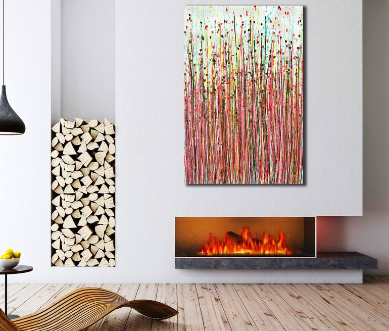 Original Abstract Painting by Nestor Toro