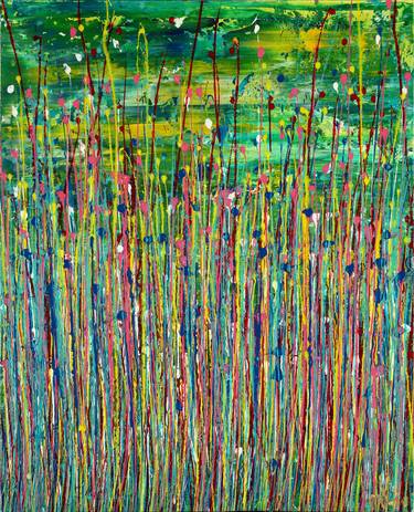 Original Abstract Expressionism Abstract Paintings by Nestor Toro