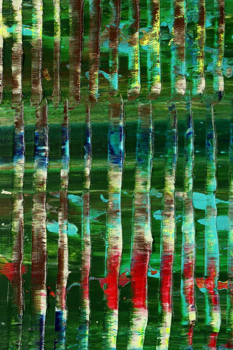 Original Abstract Expressionism Abstract Painting by Nestor Toro