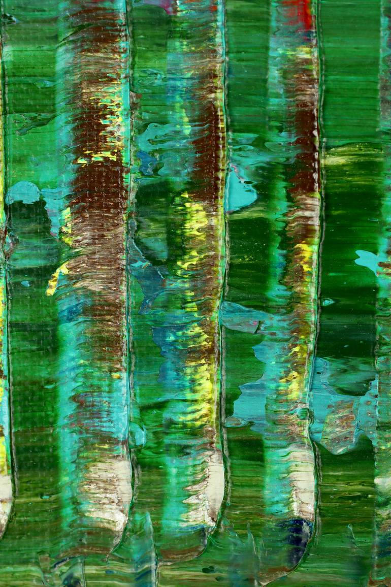 Original Abstract Expressionism Abstract Painting by Nestor Toro