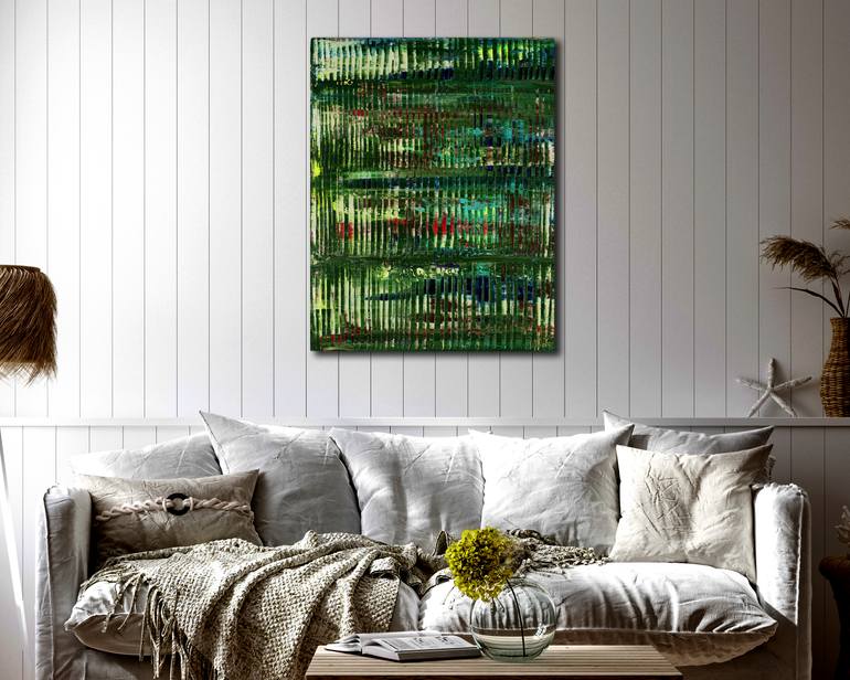 Original Abstract Expressionism Abstract Painting by Nestor Toro