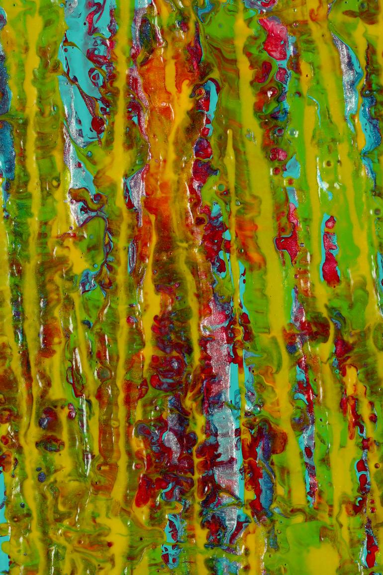 Original Abstract Expressionism Abstract Painting by Nestor Toro