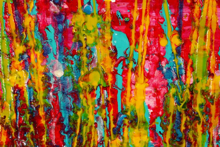 Original Abstract Expressionism Abstract Painting by Nestor Toro