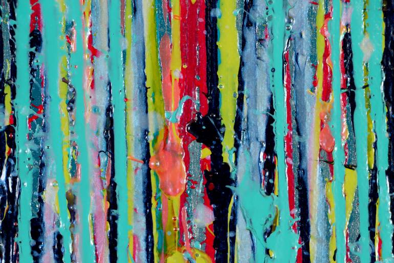 Original Abstract Nature Painting by Nestor Toro