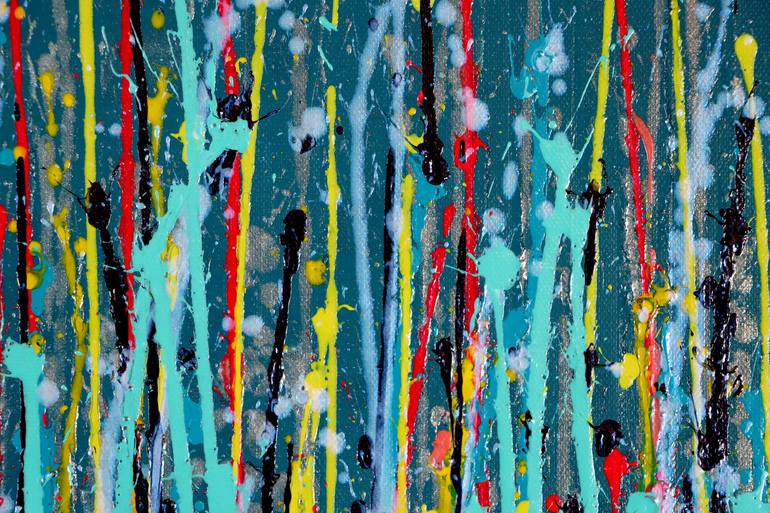 Original Abstract Nature Painting by Nestor Toro
