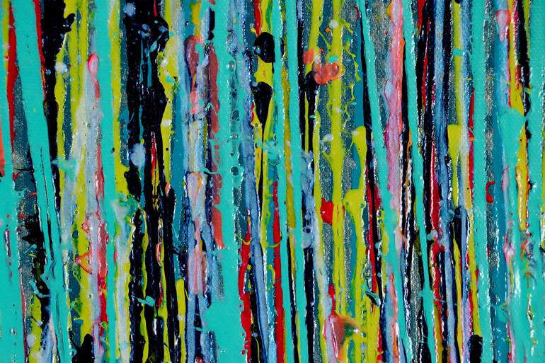 Original Abstract Expressionism Nature Painting by Nestor Toro