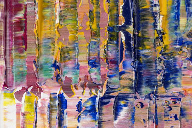 Original Abstract Expressionism Abstract Painting by Nestor Toro