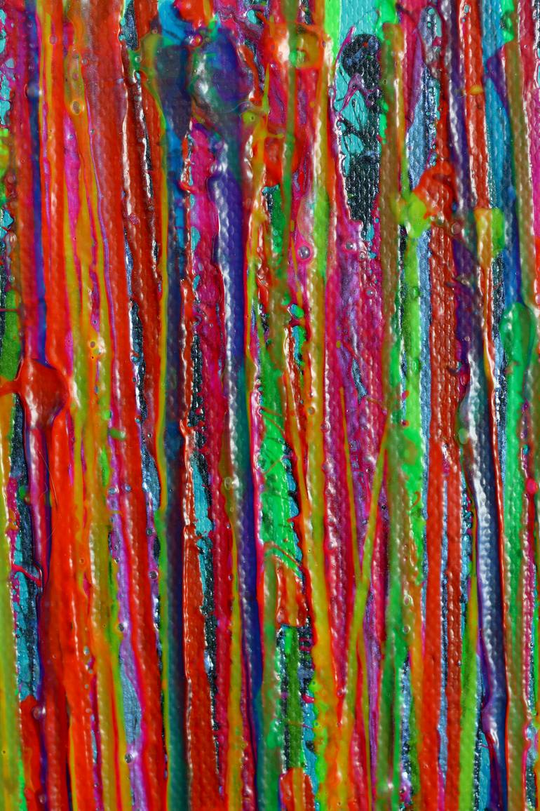 Original Abstract Expressionism Abstract Painting by Nestor Toro