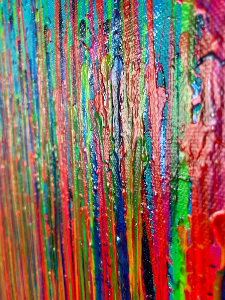 Original Abstract Expressionism Abstract Painting by Nestor Toro